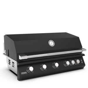 Fusion 500 Matte Black Built in Gas Barbecue