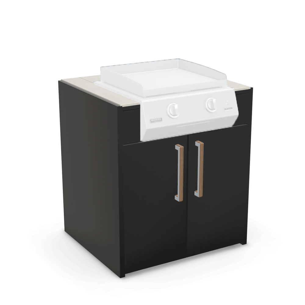 Brabura KC 80 Grill Iron Frost Cabinet