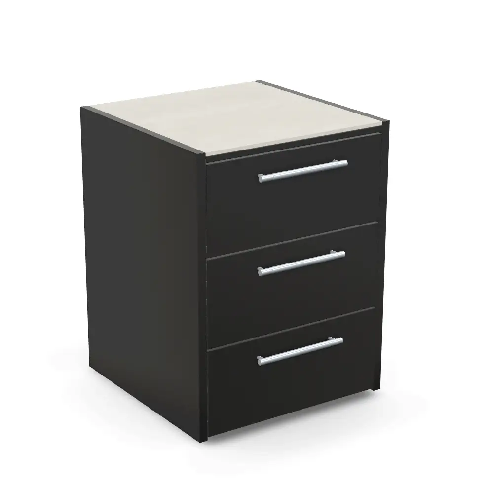 Brabura CT 60 Triple Drawers with Iron Frost Countertop